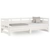 vidaXL Tagesbett Ausziehbar Wei&szlig; Massivholz Kiefer 2x(90x200) cm