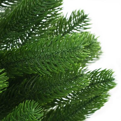 vidaXL Künstlicher Weihnachtsbaum Beleuchtung & Kugeln 210 cm Grün