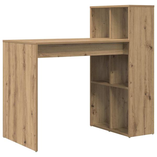 vidaXL Schreibtisch Artisan-Eiche 108 x 55 x 103.5 cm Holzwerkstoff