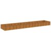 vidaXL Hochbeet 482x100x36 cm Cortenstahl