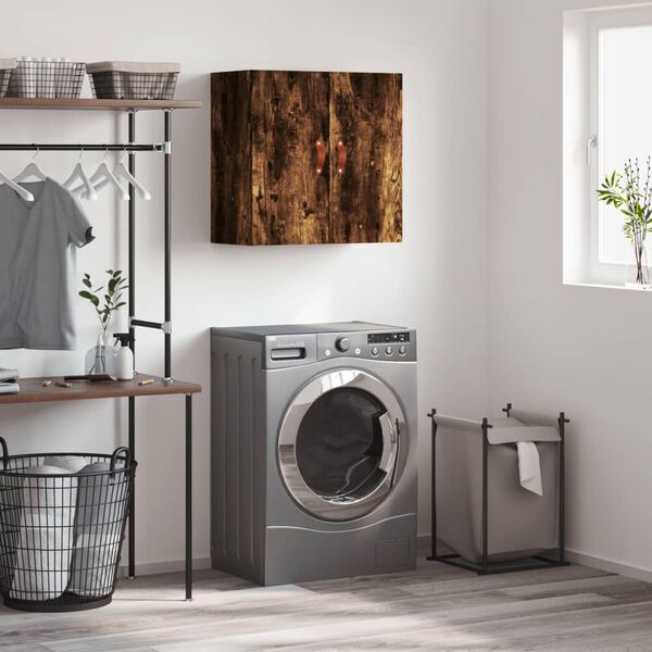 vidaXL Wandschrank R&auml;uchereiche 60x31x60 cm Holzwerkstoff