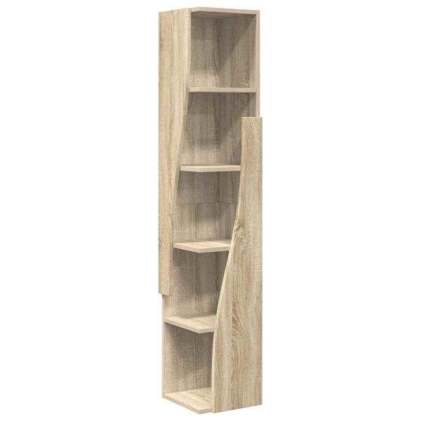 vidaXL Eckschrank Sonoma-Eiche 27,5x27x140cm Holzwerkstoff