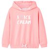 Kinder-Kapuzenpullover Hellrosa 116