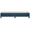 vidaXL Boxspringbettgestell Dunkelblau 90x190 cm Samt