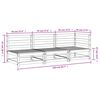 vidaXL Gartensofa 3-Sitzer Massivholz Douglasie