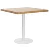 vidaXL Bistrotisch Hellbraun 80x80 cm MDF