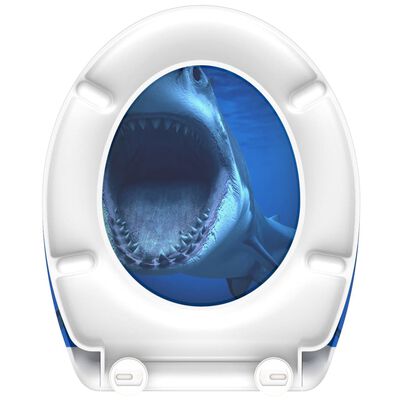 SCHÜTTE Toilettensitz SHARK mit Absenkautomatik Schnellverschluss