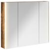 vidaXL Badezimmerspiegelschrank Ger&auml;ucherte Eiche 83,5 x 15,5 x 70 cm