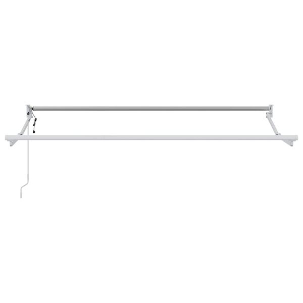 vidaXL Elektrisches Markisenrahmen Wei&szlig; 3,5 x 2 m Aluminium