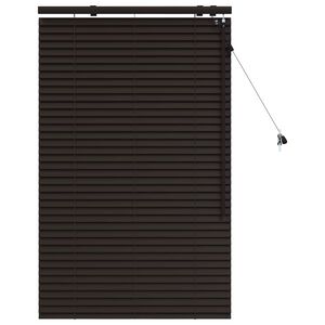 vidaXL Venezianische Jalousie Dunkelbraun 80 x 130 cm 35 mm