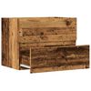 vidaXL Badschrank Altholz-Optik 60x38,5x45 cm Holzwerkstoff