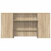 vidaXL Empfangstheke Sonoma-Eiche 200x50x103,5 cm Holzwerkstoff