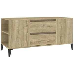 vidaXL TV-Schrank Sonoma-Eiche 102x44,5x50 cm Holzwerkstoff