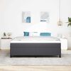 vidaXL Boxspringbett Dunkelgrau 180 x 200 cm Cordstoff