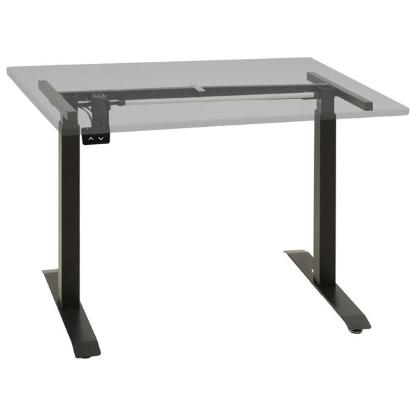 vidaXL Schreibtisch-Gestell Elektromotorisch Höhenverstellbar Schwarz