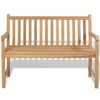 vidaXL Gartenbank 120 cm Teak