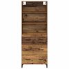 vidaXL Highboard Altholz 69,5 x 34 x 180 cm Holzwerkstoff