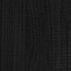 vidaXL Massivholzbett Schwarz Kiefer 200x200 cm