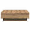 vidaXL Couchtisch Artisan-Eiche 90 x 90 x 28 cm Holzwerkstoff