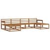 vidaXL Outdoor-Sofagarnitur 6 stk. 6-Sitzer Natur Massivholz Akazie