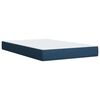 vidaXL Boxspringbett mit Matratze Blau 120x200 cm Stoff