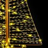 vidaXL Weihnachtsbaum mit 100 LEDs Warmes Wei&szlig; 120 cm PET