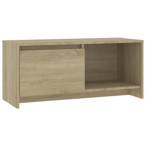 vidaXL TV-Schrank Sonoma-Eiche 90x35x40 cm Holzwerkstoff