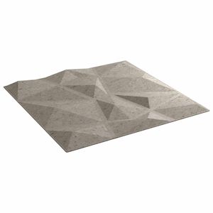 vidaXL Wandpaneele 24 Stk. 50 x 50 cm Betongrau XPS Schaum