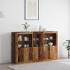 vidaXL LED-Sideboard Altholz 162 x 37 x 100 cm Holzwerkstoff
