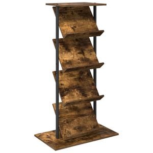 vidaXL Magazinregal Ger&auml;ucherte Eiche 68 x 40 x 123.5 cm Holzwerkstoff