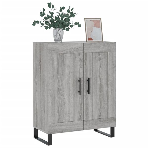 vidaXL Sideboard Grau Sonoma 69,5x34x90 cm Holzwerkstoff