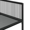 vidaXL 7-tlg. Garten-Essgruppe Schwarz Poly Rattan