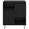 vidaXL Sideboard 3 pcs Schwarz Eichen-Optik 60 x 35 x 70 cm