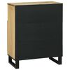 vidaXL Sideboard Braun 60 x 33 x 75 cm massives Mangoholz