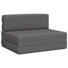 vidaXL Klappsofa Bett Hellgrau 70 x 72 x 60 cm Stoff