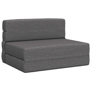 vidaXL Klappsofa Bett Hellgrau 70 x 72 x 60 cm Stoff