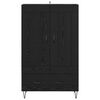 vidaXL Highboard Schwarz Eichen-Optik 69,5 x 31 x 115 cm Holzwerkstoff