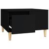 vidaXL Couchtisch Schwarz 55x55x36,5 cm Holzwerkstoff