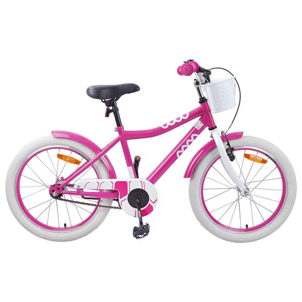 vidaXL Kinderfahrrad 18 Zoll f&uuml;r 5-7 Jahre alt Rosa