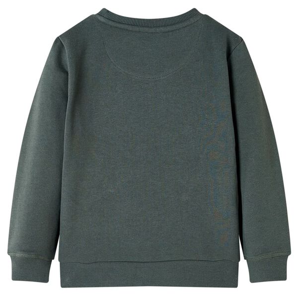 Kinder-Sweatshirt Dunkles Khaki 116