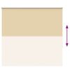vidaXL Verdunkelungsrollo Beige 160x150 cm Stoffbreite 156,6 cm