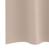 vidaXL Verdunkelungs-Vorh&auml;nge mit Ringen 2 pcs Taupe 140 x 140 cm