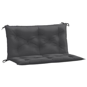 vidaXL Gartenbank-Auflagen 2 Stk. Melange Anthrazit 100x50x7 cm Stoff