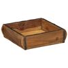 vidaXL Tablett Braun 29 x 31 x 10 cm Massives upgecyceltes Holz