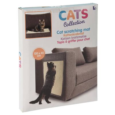 Pets Collection Kratzmatte für Katzen Grau 130x45 cm