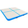 vidaXL Aufblasbare Gymnastikmatte mit Pumpe 200x200x15 cm PVC Blau