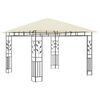 vidaXL Pavillon mit Moskitonetz 3x3x2,73 m Creme 180 g/m&sup2;