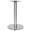 vidaXL Bistrotisch-Gestell Silbern &Oslash;45x72 cm Edelstahl
