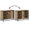 vidaXL Badezimmerschrank Artisan-Eiche 80 x 33 x 60 cm Holzwerkstoff