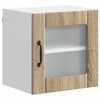 vidaXL K&uuml;chenschrank 2 pcs Sonoma-Eiche 40 x 31 x 40 cm Holzwerkstoff